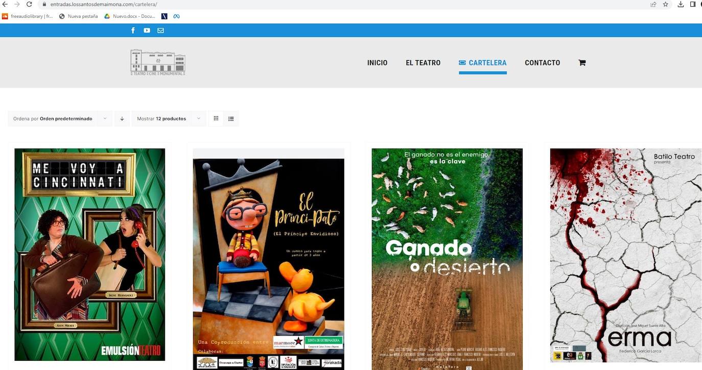 El teatro Cine Monumental estrena su propia Web Hoy